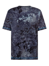 DIESEL KIDS - Oversize T-shirt with Logo Print - Blue | Lidia Shopping | Official Website
