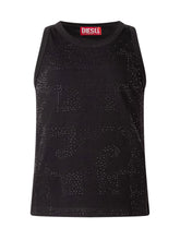 DIESEL KIDS - Top Senza Maniche con Applicazioni - Nero | Lidia Shopping | Official Website