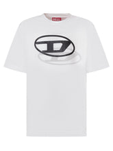DIESEL KIDS - Oversize T-shirt with Logo Print - White | Lidia Shopping | Official Website