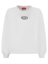 DIESEL KIDS - Sweatshirt with Minimal Logo - White | Lidia Shopping | Official Website