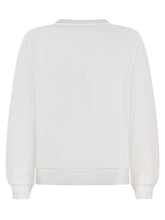 DIESEL KIDS - Sweatshirt with Minimal Logo - White | Lidia Shopping | Official Website