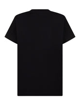 DIESEL KIDS - T-shirt with Small Logo - Black - LIDIASHOPPING® - Official Website