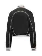 OFF-WHITE - Track Jacket with Zip and High Neck - Black - LIDIASHOPPING® - Official Website