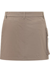 OFF-WHITE - Mini Skirt with Pockets and Buckles - Beige - LIDIASHOPPING® - Official Website