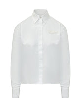OFF-WHITE - Regular Poplin Shirt - White - LIDIASHOPPING® - Official Website