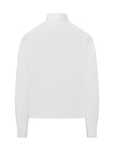 OFF-WHITE - Regular Poplin Shirt - White - LIDIASHOPPING® - Official Website