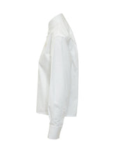 OFF-WHITE - Regular Poplin Shirt - White - LIDIASHOPPING® - Official Website