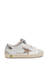 GOLDEN GOOSE KIDS - Super Star Leather - White - LIDIASHOPPING® - Official Website