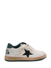 GOLDEN GOOSE KIDS - Ballstar Nappa Upper - White - LIDIASHOPPING® - Official Website