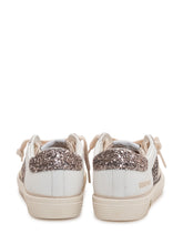 GOLDEN GOOSE KIDS - May Leather And Glitt - White - LIDIASHOPPING® - Official Website