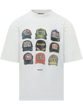 DSQUARED2 - Iconique Loose Fit Tee - White - LIDIASHOPPING® - Official Website