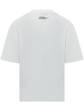 DSQUARED2 - Iconique Loose Fit Tee - White - LIDIASHOPPING® - Official Website