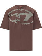 DIESEL - Graphic Print T-Shirt - Red - LIDIASHOPPING® - Official Website