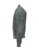 DIESEL - L-cobb Jacket with Worn Effect - Blue - LIDIASHOPPING® - Official Website