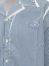 DIESEL - Camicia S-Brack-Qmbz a Righe con Colletto Bowling - Blu | Lidia Shopping ® | Official Website