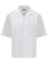 DIESEL - Camicia A Maniche Corte Con Colletto Aperto - Bianco - LIDIASHOPPING® - Official Website