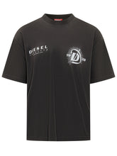 DIESEL - T-Shirt con Stampa - Nero - LIDIASHOPPING® - Official Website