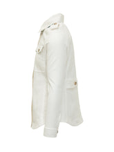 FAY - Overshirt con Gancio - Bianco - LIDIASHOPPING® - Official Website