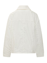 FAY - Giacca Bomber con Chiusura a Ganci - Bianco - LIDIASHOPPING® - Official Website