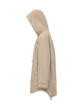 FAY - Parka con Gancio Metallico e Cappuccio - Beige - LIDIASHOPPING® - Official Website