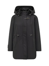 FAY - Parka con Gancio Metallico e Cappuccio - Blu - LIDIASHOPPING® - Official Website