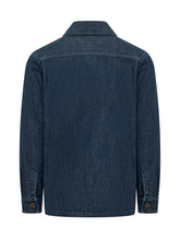 FAY - Giacca Camicia Archive in Denim - Blu - LIDIASHOPPING® - Official Website