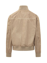 FAY - Giacca Bomber con Zip e Tasche - Beige - LIDIASHOPPING® - Official Website