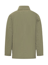 FAY - Giacca Caban con Chiusura a Ganci - Verde - LIDIASHOPPING® - Official Website