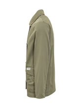 FAY - Giacca Caban con Chiusura a Ganci - Verde - LIDIASHOPPING® - Official Website