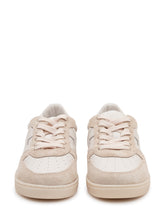 HOGAN - Leather and Suede Sneaker with Side Logo - White - LIDIASHOPPING® - Official Website