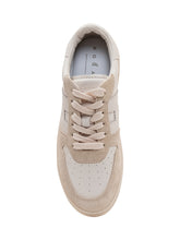 HOGAN - Leather and Suede Sneaker with Side Logo - White - LIDIASHOPPING® - Official Website