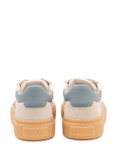 HOGAN - Sneaker H705 con Lacci e Inserto Laterale - Bianco - LIDIASHOPPING® - Official Website