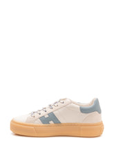 HOGAN - Sneaker H705 con Lacci e Inserto Laterale - Bianco - LIDIASHOPPING® - Official Website