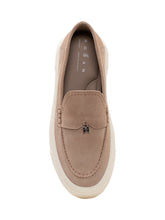 HOGAN - Mocassino con Fascia e Suola Spessa - Beige - LIDIASHOPPING® - Official Website