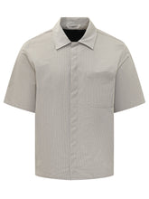 HERNO - Short Sleeve Bowling Shirt - Grey - LIDIASHOPPING® - Official Website