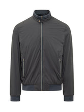 HERNO - Bomber Liscio Ecoage - Blu - LIDIASHOPPING® - Official Website