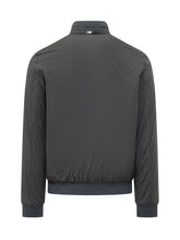 HERNO - Bomber Liscio Ecoage - Blu - LIDIASHOPPING® - Official Website