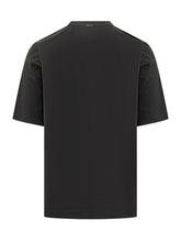 HERNO - Short Sleeve Crew Neck T-shirt - Black - LIDIASHOPPING® - Official Website