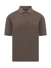 HERNO - Polo in Piquet con Logo - Marrone - LIDIASHOPPING® - Official Website