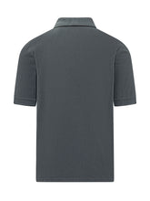 HERNO - Piquet Polo Shirt with Logo - Blue - LIDIASHOPPING® - Official Website