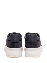 HOGAN - H580 Suede Lace Up Sneakers - Blue - LIDIASHOPPING® - Official Website