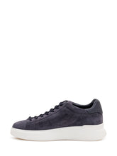 HOGAN - H580 Suede Lace Up Sneakers - Blue - LIDIASHOPPING® - Official Website