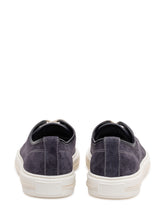 HOGAN - H691 Suede Sneakers with Visible Stitching - Blue - LIDIASHOPPING® - Official Website