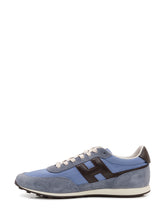 HOGAN - H699 Sneakers with Contrast Inserts - Blue - LIDIASHOPPING® - Official Website