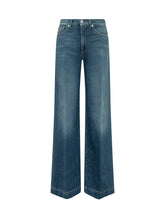NINE:INTHE:MORNING - Nadia Palazzo Pants with Wide Leg - Blue - LIDIASHOPPING® - Official Website