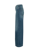 NINE:INTHE:MORNING - Nadia Palazzo Pants with Wide Leg - Blue - LIDIASHOPPING® - Official Website
