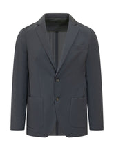 RRD - Blazer with Lapels and Patch Pockets - Blue - LIDIASHOPPING® - Official Website