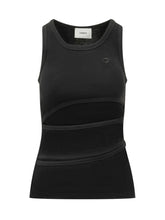 COPERNI - Spiral Tank Top with Cut Out and Logo - Black - LIDIASHOPPING® - Official Website