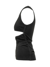 COPERNI - Spiral Tank Top with Cut Out and Logo - Black - LIDIASHOPPING® - Official Website