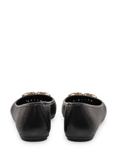 PINKO - Perforated Leather Ballet Flats - Black - LIDIASHOPPING® - Official Website